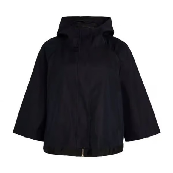 Marina Rinaldi Hooded Zip Up Jacket Black - Picture 6 of 13